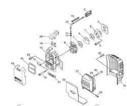 Глушитель триммера Echo SRM-350ES (рис. 27) P021008870