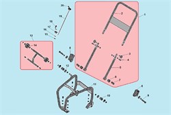Трос газа виброплиты Champion PC9750FT (рис.19) PC9750FTCNP15049