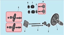 Тарелка толкателя двигателя Champion G100HK (рис.2) G100HK14081-Z510110-0000 - фото 104052
