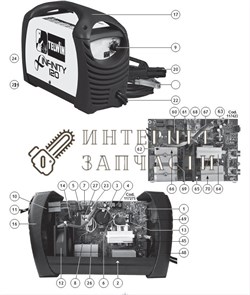 Индуктивность Фильтра сварочного аппарата Telwin INFINITY 120 164741_tlw - фото 150719