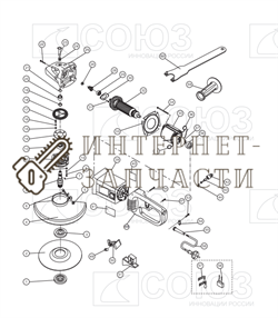 Штифт  болгарки Союз УШС-9024П№23 УШС-9024П-23