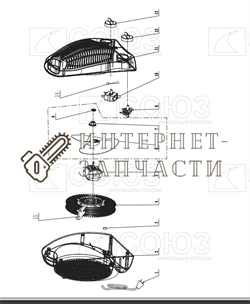 Выключатель тепловентилятора Союз ТВС-2000-10 ТВС-2000-10 - фото 164138