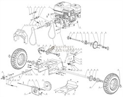 Подшипник шариковый 6005-2RS  d=47мм  RD-ST65E-1.67 RedVerg RD-ST65E-1.67 6650286_RD