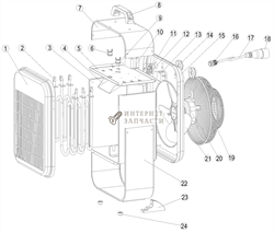 Тэн электрообогревателя Redverg RD-EHS5/380-2 6648349_RD