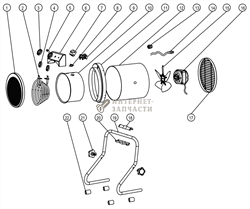 Болт электрообогревателя Redverg RD-EHR3A-21 6644629_RD