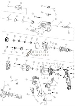 Выключатель дрели Redverg RD-ID1000/2S-53 6645084_RD