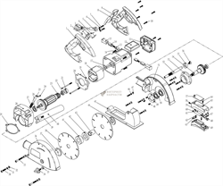 Корпус редуктора бороздодела RedVerg RD-WG40-28 6646224_RD