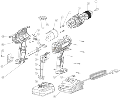 Аккумулятор шуруповёрта Redverg RD-RH14.4-54 6644504_RD