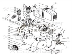 Вентилятор  компрессора BAUMASTER AC-9424LX-16 AC-9424LX-16