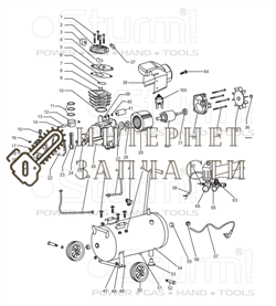 Колесо компрессора Sturm AC9316/16A-50 AC9316/16A-50