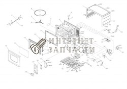 Дверца  микроволновки Galaxy GL2601 391293 - фото 168653