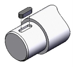 Ключ/шпонка C8 - GB1096 виброплиты Masalta MS90 10008