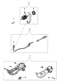 Втулка переходная триммера Oleo-Mac TR 92E (рис. 1) 60020047R