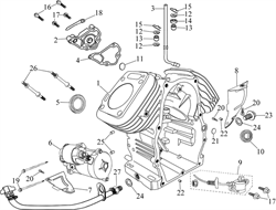 сальник \ OIL SEAL бензогенератора Elitech БЭС 12000 Е (рис.14) 0101191000