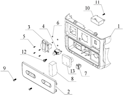 6A AC switch бензогенератора Elitech БЭС 950  (рис.7) 029029900303