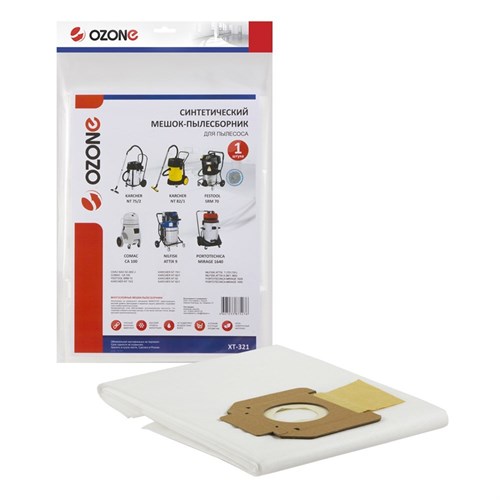 Мешок-пылесборник Ozone XT-321 синтетический для профессионального пылесоса