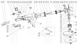 Шестерня большая (D47, d14, h23) болгарки Sturm! AG9524P (рис. 17) 551259 - фото 325858