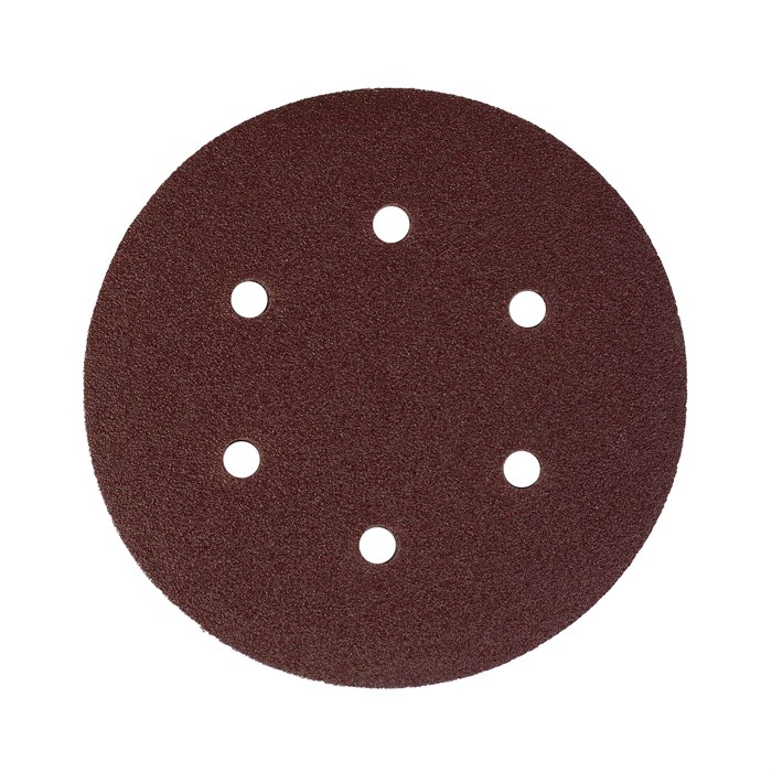 Круг шлифовальный на липучке (150 мм, Р100, 6 отв.) 76091
