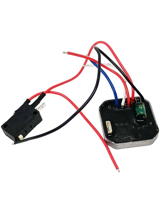 Плата управления+выключатель аккумуляторного реноватора Hanskonner HMF1801 HMF1801-42,45