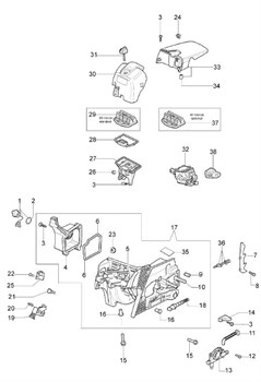 Крышка топливного бака бензопилы EFCO 137   50052005R