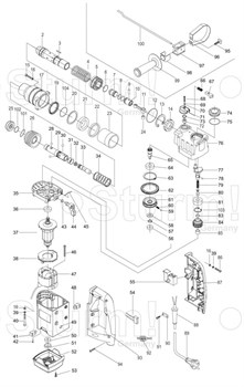 Катушка индуктивности перфоратора Sturm RH2514 (рис.92) версия 1 RH2514-D210:D27992 - фото 56027