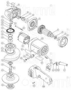 AG9015P-33 штифт /LOCK PIN/ Sturm! AG9015P-33 - фото 56771