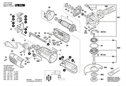 ЗАКРЫВАЮЩИЙ КОЖУХ болгарки Bosch PWS 1000-125 (рис.56) 2609006795 - фото 60524