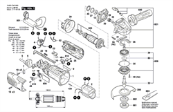 ЗАЩИТНЫЙ КОЖУХ ?125 MM болгарки Bosch PWS 1000-125 CE (рис.200) 2609002204 - фото 60526