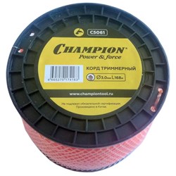 Корд триммерный CHAMPION  Magic 3.0мм*168м (витой квадрат)+нож C7043