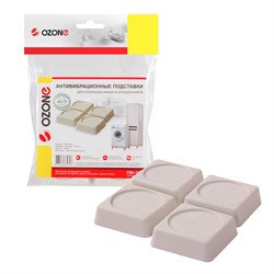 Антивибрационные подставки Ozone CMA-16W, белые квадратные 601306