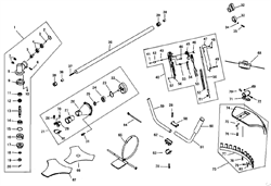 Рукоятка управления триммера Champion T517 (рис 40) 70080080136