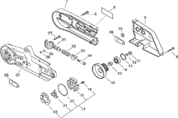 ТАРЕЛКА СЦЕПЛЕНИЯ бензореза ECHO CSG680 (рис.16) ECHA556000310