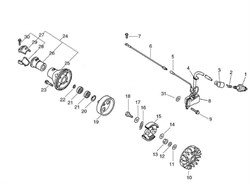 Маховик триммера Echo SRM-4605 (рис. 10) 15680142230 - фото 9903