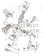Карбюратор 1e45f бензогенератора Союз ЭГС-8711-30 ЭГС-8711-30