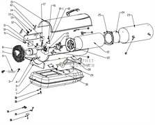 Панель дизельной тепловой пушки RedVerg RD-DHD20N-1-15 6646792_RD