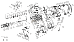Пружина отбойного молотка Redverg RD-DH1850-71 6651090_RD