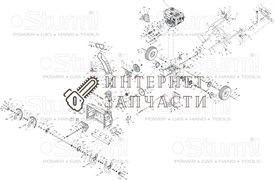 Шкив 39х34хv14х20 снегоуборщика Sturm STG5965 №53 STG5965-53