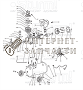 Колесо в сборе компрессора Sturm AC9316/166.v2.1-A61-A66 AC9316/166.v2.1-A61-A66