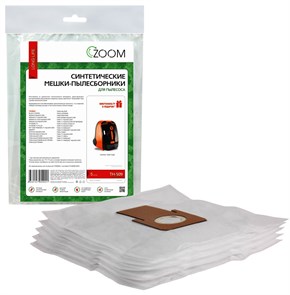 {{photo.Alt || photo.Description || 'Мешки-пылесборники ZOOM TH-509 синтетические для пылесоса, 5 шт + микрофильтр'}}