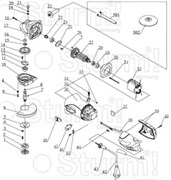 AG9512-22 ручка боковая M8/SIDE HANDLE/ Sturm! AG9512-22