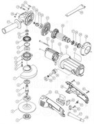 AG9513P-38 щеткодержатель /CARBON BRUSH HOLDER/ Sturm! AG9513P-38
