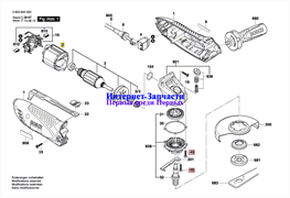 НАКОНЕЧНИК болгарки Bosch PWS 750-115 (рис.6) 2609002019