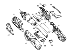Редуктор аккумуляторной отвертки Einhell TE-SD 3,6 LI  (4513490) (рис.1) 451349001001