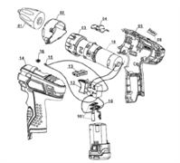 базы зарядное устройство шуруповерта EINHELL TC-CD 14,4-2 2B (4513535) (рис.803) 451353001803