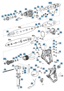 щеткодержатель отбойного молотка EINHELL RT-RH 20/1 (4258491) (рис.73) 425842501073