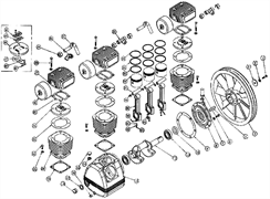 Шайба GB845-85 компрессорной головки Elitech ТС 3095 (рис.41) 702006000