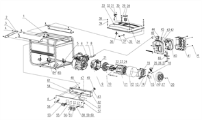 Ротор генератора FUBAG MS 2400 №10 320452003