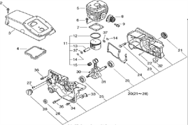 КЛЮЧ ЯСМЕННИК бензореза ECHO CSG680 (рис.30) ECH10014230830
