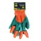 INBLOOM Перчатки садовые с латексным полуобливом, двойной коготь, 26см, 9 размер, 66гр, нейлон 2656964GZ