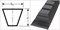 Ремень приводной клиновой  ZХ 15,3 Li=389mm, Ld=412mm LC30212104 - фото 58448